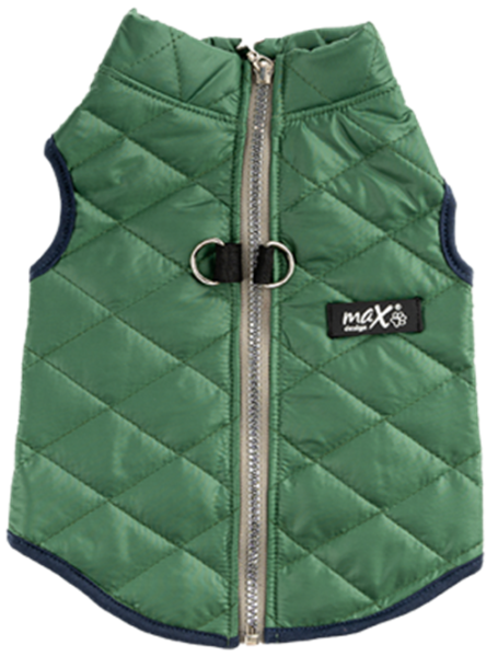 SIRT FERMUARLI YELEK YEŞİL